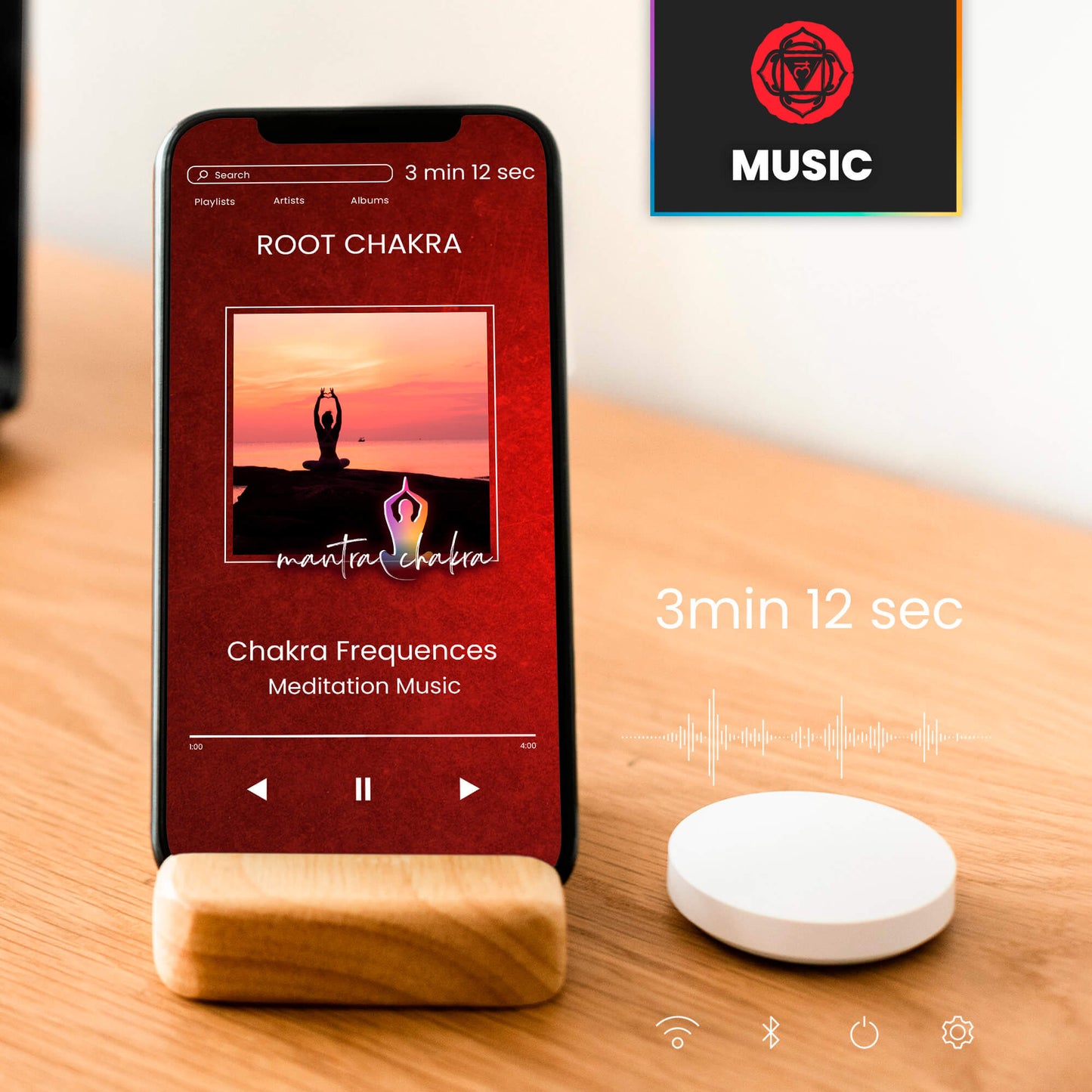 3 Minute Root Chakra Healing Meditation Music - Frequency 432Hz A Note