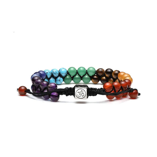 Double Layered Chakra Bracelet