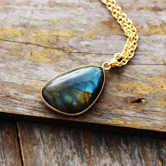 Handmade Labradorite Pendant Necklace