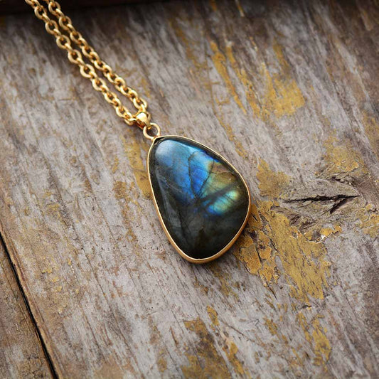 Handmade Labradorite Pendant Necklace