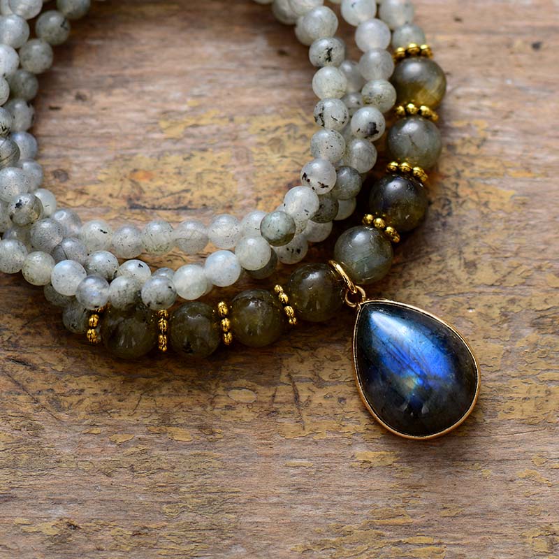 Handmade Labradorite Pendant Necklace/Bracelet