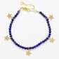 MantraChakra Lapis Lazuli & Heart Charm Anklet