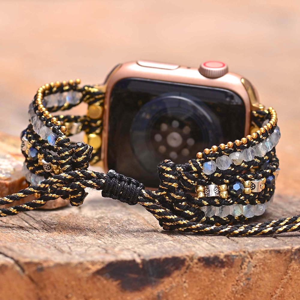 Handmade Labradorite Apple Watch Bracelet