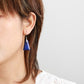 Handmade Lapis Lazuli Trapezoid Fashion Earrings