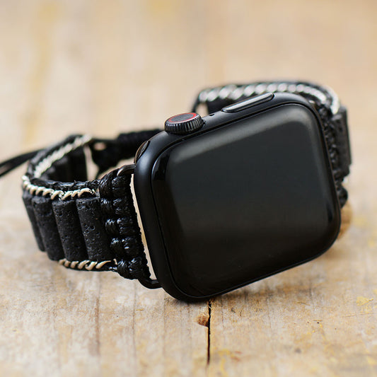 Handmade Lava Stone Apple Watch Straps 38-45MM Plate