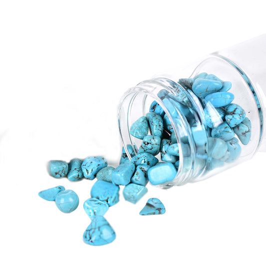 Crystal Infused Bamboo Water Bottle with Turquoise - Stay Hydrated π§