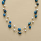 MantraChakra Pearl and Apatite Gold Plated Necklace