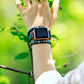 Handmade Blue Jasper Apple Watch Straps with Vegan Rope
