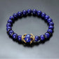 Luxury Antique Crown with Lapis Lazuli Bracelet