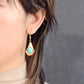Handmade Amazonite Flower Charm Earrings
