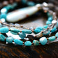 Handmade Amazonite, Labradorite and Onyx Pendant Necklace