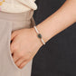 Handmade Labradorite Teardrop Charm Adjustable Bracelet