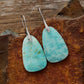 Handmade Natural Amazonite Dangle Earrings