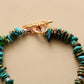 Handmade Turquoise and Amazonite Pendant Necklace