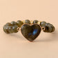 Handmade Luxury Natural Labradorite Gemstones Bracelet