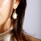 Luxury Handmade Moonstone and Gold Tone Earrings
