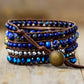 Handmade Natural Lapis Lazuli and Jasper Apple Watch Bracelet
