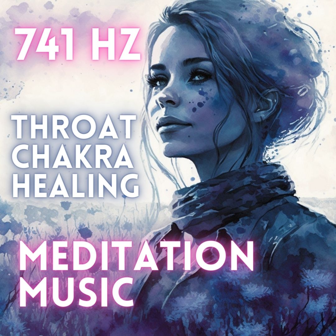 71 Minute 741 Hz Throat Chakra Healing Meditation Music, Self Expression, Reduce Stress