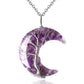 Moon Of Life Necklace - Amethyst