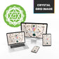 Crystal Grid Image for the Heart Chakra